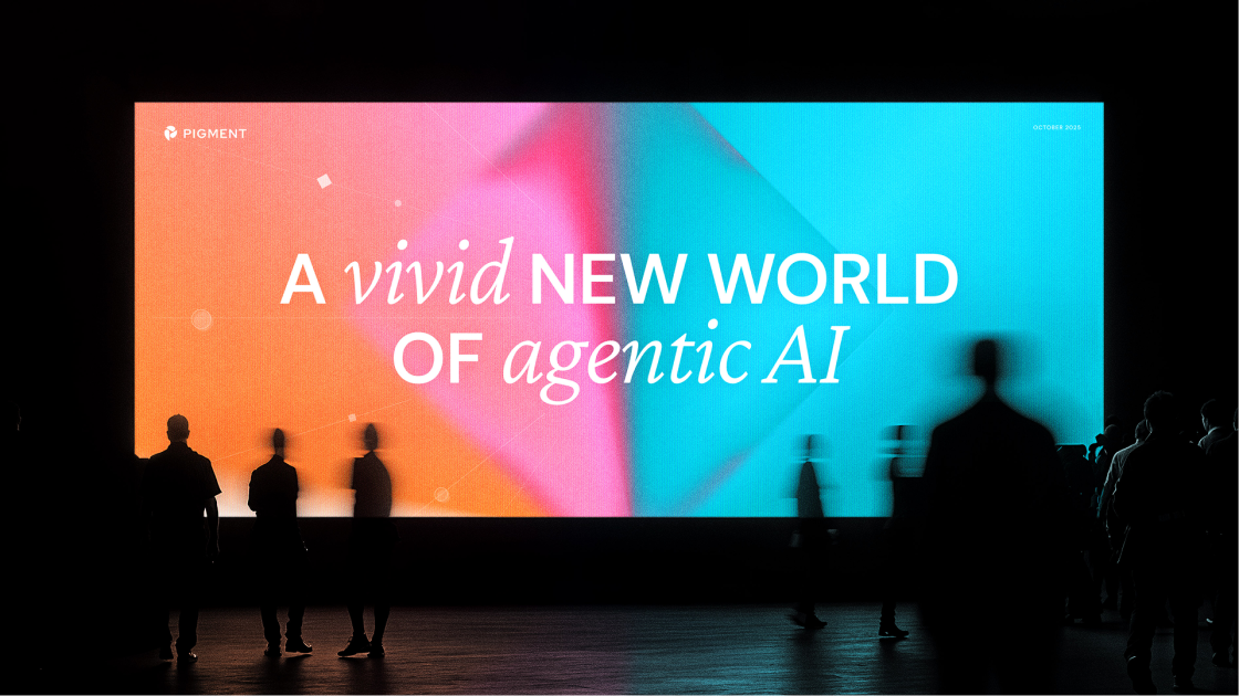 Digital Out of Home screen for AI, , with line 'A vivid new world of agentic AI'
