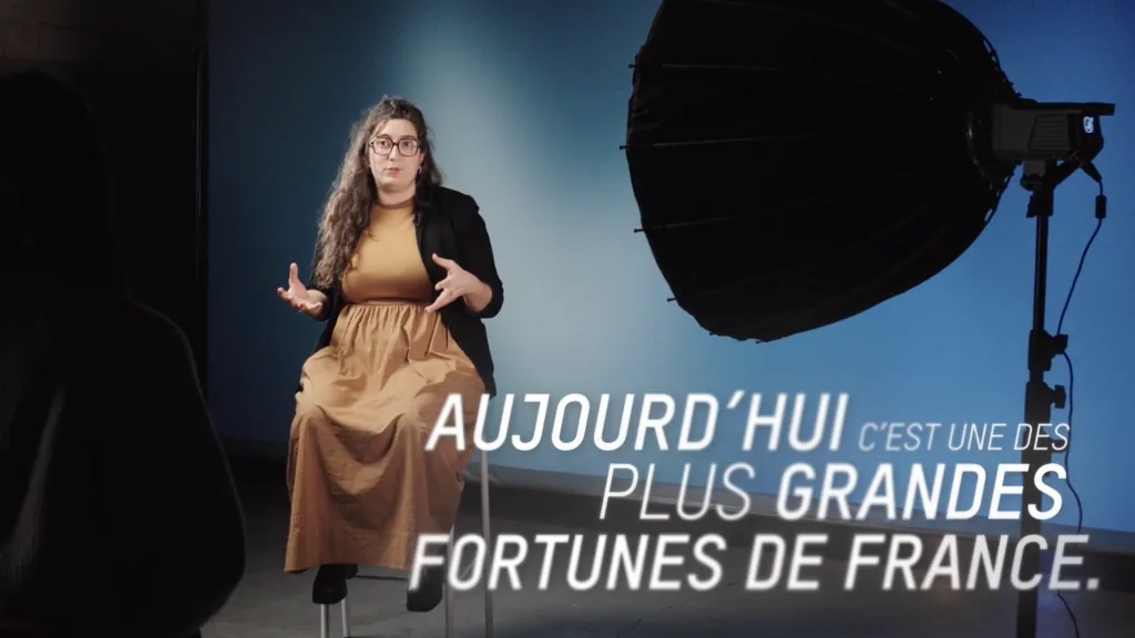Guillaume Meurice et Aymeric Lompret dans la fausse publicité de jeu de société pour Oxfam France